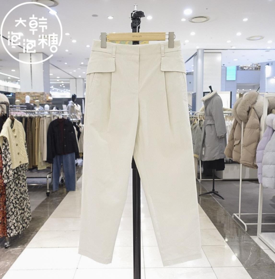 XXTHEMCAPS Korea on home Anjia Special refined drip workmanship just * required for a high quality 100 lap suede pants