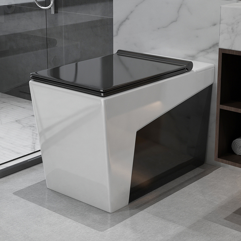 German color pulse flush toilet without tank small apartment household powder room black seat toilet toilet