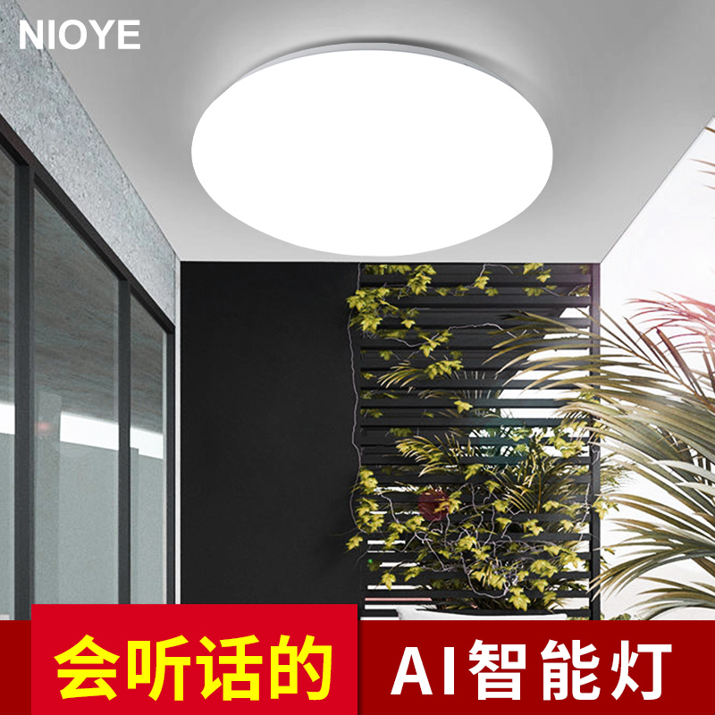 NIOYE supports Mijiaapp suction ceiling light toilet Cuisine Kitchen Necropolis Corridor Aisle Bedroom Small Love Classmates Balcony Light