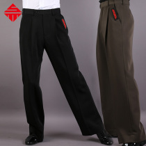 Sanmu Dansi Mens Spring and Autumn Dance Pants Practice Pants Loose Latin Dance Modern Dance Pants Pants Balls Dance Pants
