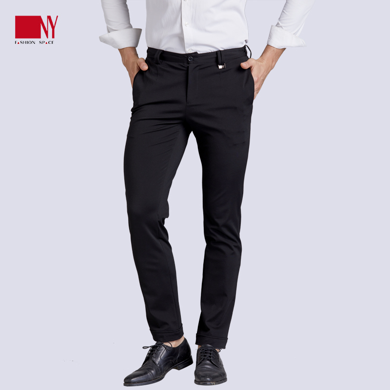 Nart New Men's Morden Elastic Double Bag Dance Pants National Standard Dance Latin Dance Waltz Dance Training Leisure Pants