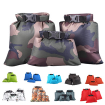 Tracing drifting lightweight three-piece set of rubber waterproof bag large medium and small underwear socks towel waterproof storage bag