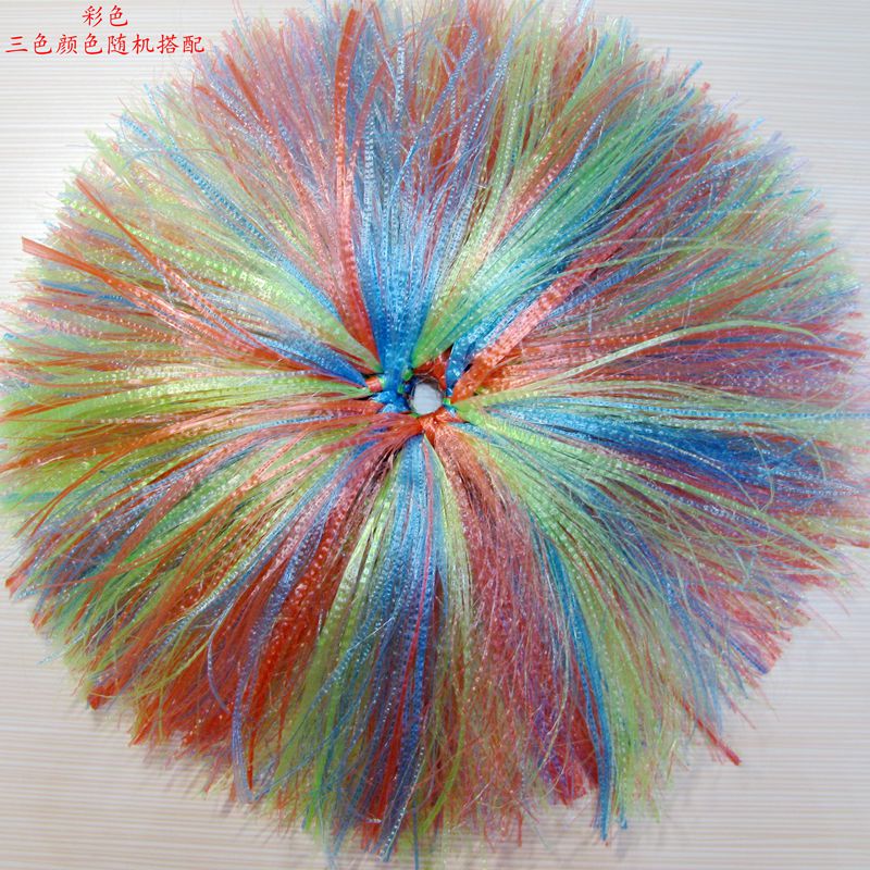 (2 Only Clothes) Nylon Plastic Silk Thread Suede Nursery School Children Handmade With Rope Shuttlecock Resistant Kick