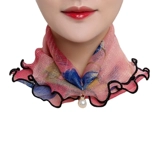 Шарф, вуаль, летний тонкий модный универсальный шарф-платок, защита от солнца, с защитой шеи