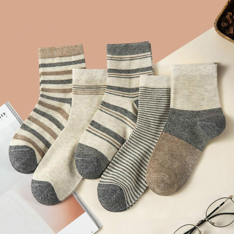 New Men's Mid-Calf Socks, Thick for All Seasons, Long Socks, Odor-Resistant, Trendy Cotton Sports Socks for Students, ins Trendy Socks New Men's Mid-Calf Socks, Thick for All Seasons, Long Socks, Odor-Resistant, Trendy Cotton Sports Socks for Students, ins Trendy Socks