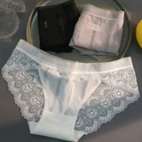 Кружевные сексуальные трусы, дышащие ультратонкие штаны, средняя посадка
