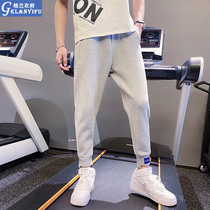 Ruffles Handsome Bunches Pants Men 90% Pants Sports Pants Summer Casual Pants Spring Autumn New Pants Trendy Pants