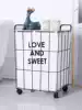 Dirty laundry basket Household waterproof clothing storage bucket Dirty clothes frame clothing storage bucket Laundry basket Dirty clothes storage basket