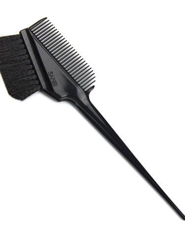 Оригинальная японская кисть для окрашивания волос Sanbi K-60 с топленым маслом, кисть для завивки и краски для волос, парикмахерская, гофрированная краска для волос, мягкая расческа