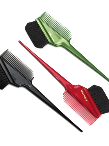 Оригинальная японская кисть для окрашивания волос Sanbi K-60 с топленым маслом, кисть для завивки и краски для волос, парикмахерская, гофрированная краска для волос, мягкая расческа