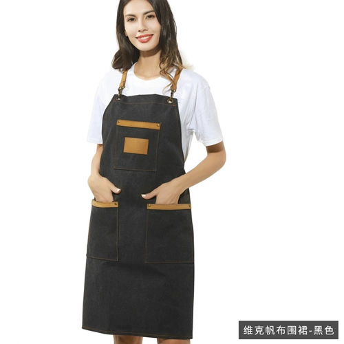 VIC +Профессиональный парикмахерский водонепроницаемый фартук, рабочая одежда парикмахера для химической завивки и окрашивания, одежда для парикмахерских, джинсовая одежда