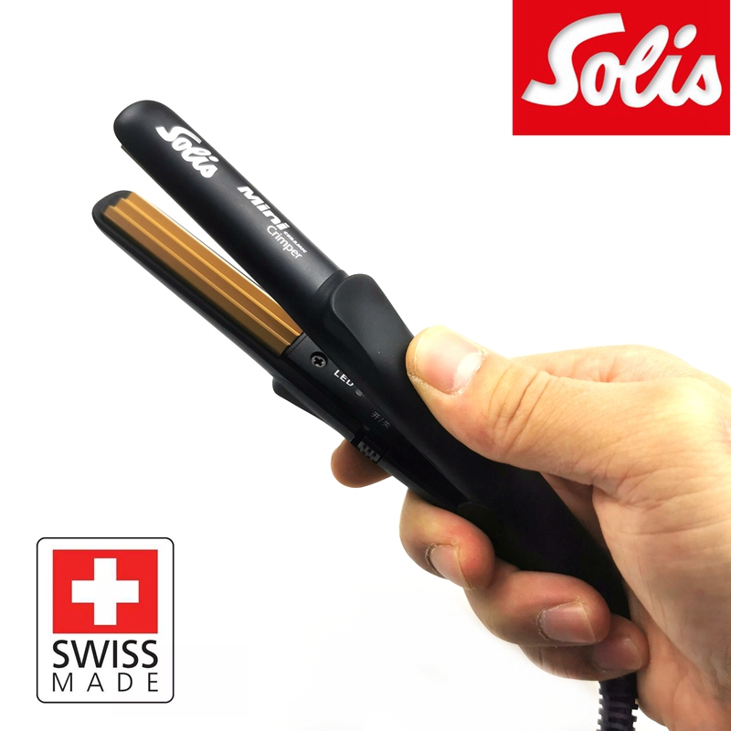 Solis Mini Corrugated Hair Straightener Portable Flat Iron Ceramic Hair Care Bangs Short Hair Mini Corn Iron