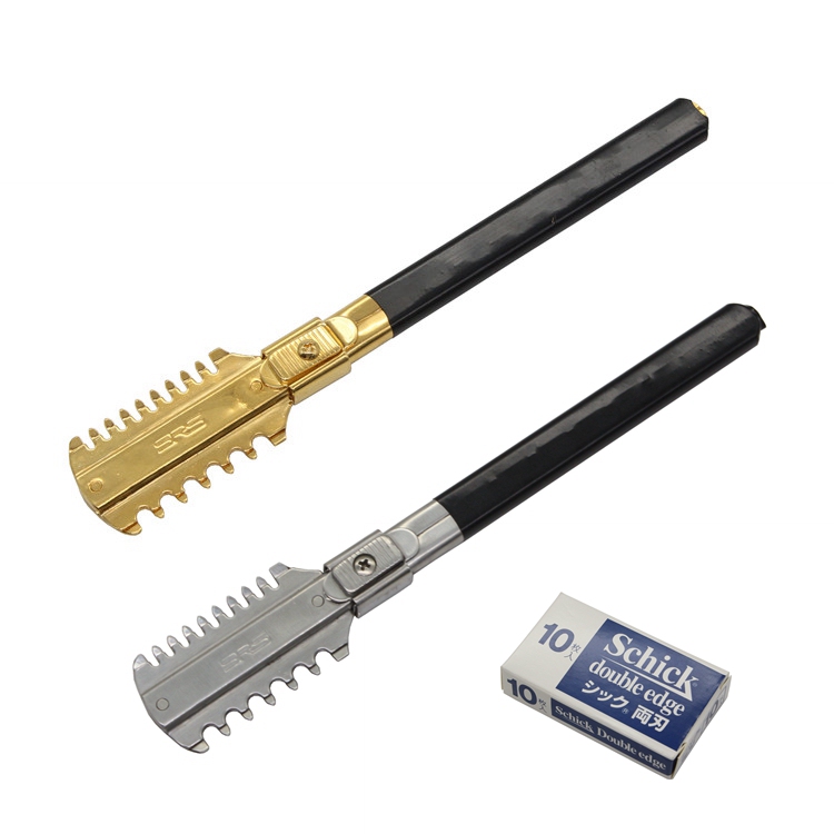 Original Japanese Srs Hair Cutting Knife Holder, Hairstylist's Luxury Gold/Silver Hair Cutting Knife
