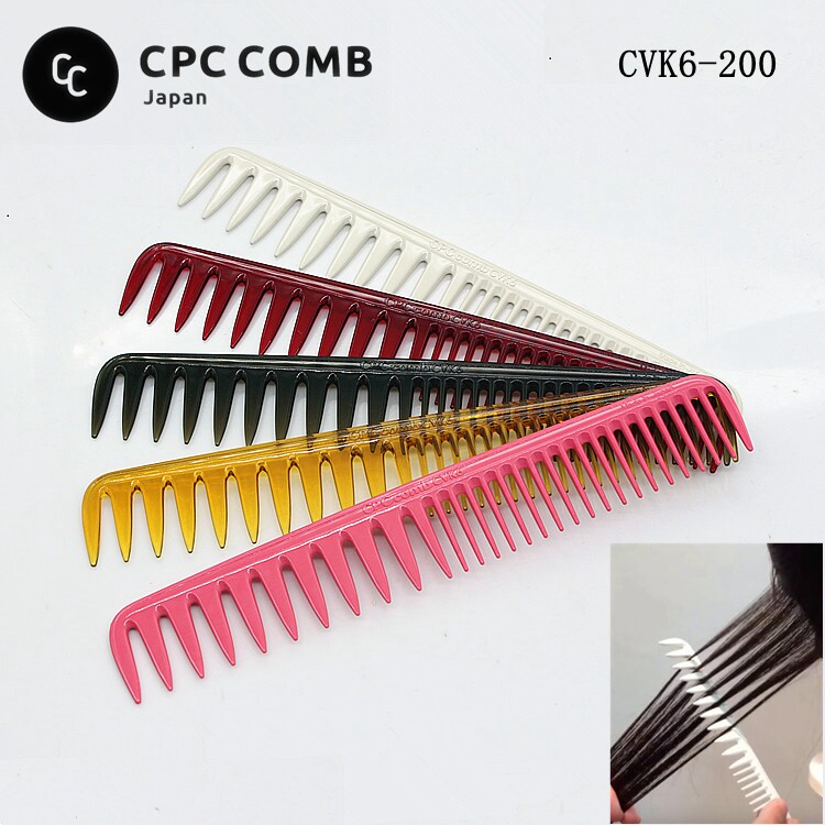 Japan original CPC advanced comb series CVK6 women's hair cut comb wide tooth comb cut comb