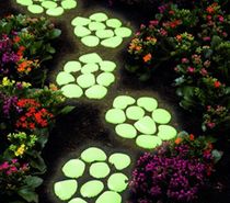 Luminous stone Luminous Stone will glow cobblestone courtyard decoration special large pebble fluorescent artificial stone
