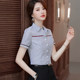 Collar shirt slim style splicing hotel office work clothes