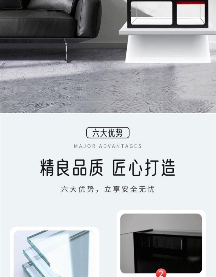 NINEWOOD久物萤火虫鱼缸45左侧极窄溢流一体桌面水草缸底滤溪流缸 detail 3