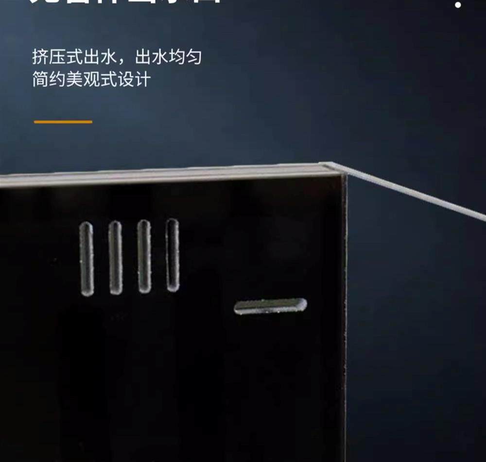 NINEWOOD久物萤火虫鱼缸45左侧极窄溢流一体b7小型桌面溪流金鱼缸 detail 14