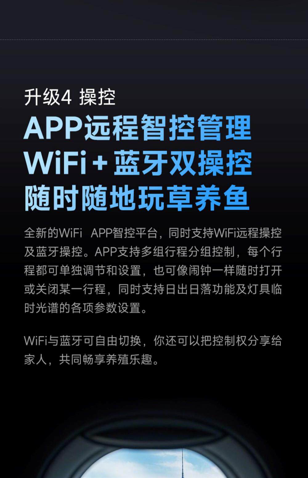 尼特利三代支架灯远程WiFi控制全光谱水草灯AT6SUN3代方灯鱼缸灯 detail 22