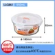 Khóa & Khóa Hộp lưu trữ thủy tinh chịu nhiệt 1000ml Hộp đựng thức ăn hình chữ nhật Dung tích lớn Hộp cơm trưa LLG445 - Hộp cơm điện sưởi ấm