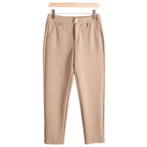 West Lake Pavilion old (mining) spring dress simple solid color casual nine-point pipe pants FC257