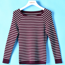 Rui series of new autumn crazy call for it slotted shoulder base sweater 016