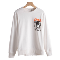 Mens West Lake Pavilion (Sen) Spring dress irregular side letters embellished long-sleeved sweaters SM320