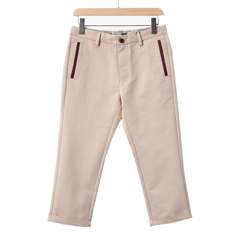 Male Clothing West Lake Loft Old (String) Fall Business Casual Curbside Cotton 80% Long Pants SX157 Cut Mark