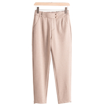 West Lake Pavilion old (picking) spring dress after elastic waist small thousand bird grid pants FC015