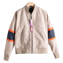 Mens West Lake Pavilion Old (Sen) Spring dress Korean version of loose letter with color color jacket jacket SM217