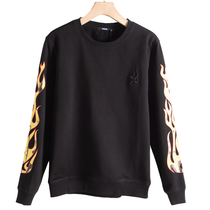 Mens West Lake Pavilion (Sen) Spring dress chest embroidery embellishment footprints cotton sweater SM263