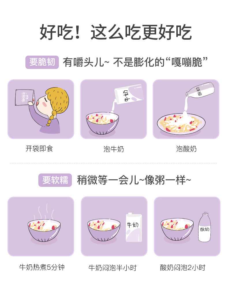 【王一博代言】王饱饱果然多水果燕麦片520g