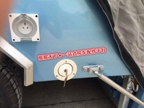 RV water filler port towing accessories modification RV car water tank filler gravity water filler non-refueling port