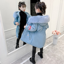 South Korean girl cotton clothes autumn winter clothing new foreign air children Korean version down cotton clothes thickened cotton padded jacket girl jacket