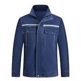 Джинсовый хлопковый комбинезон, увеличенная толщина, защита от ожогов