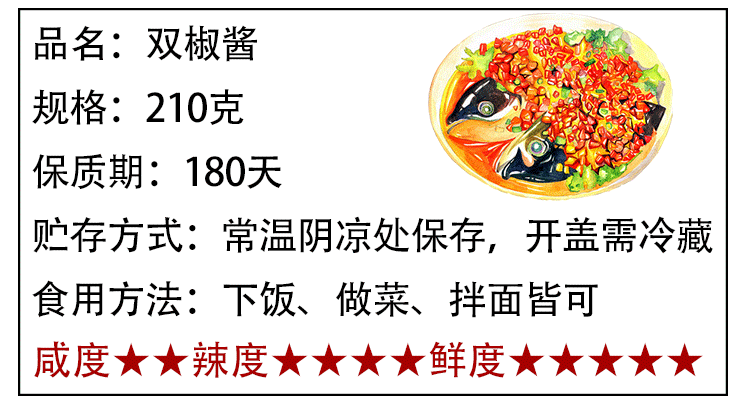 四川剁椒蒜蓉彩椒辣拌饭酱 图6