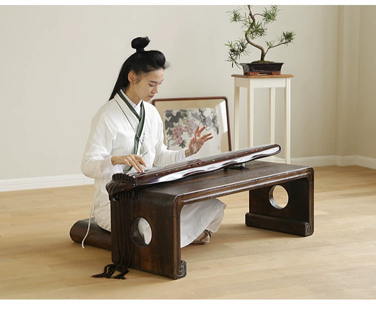 Gỗ rắn guqin bàn ghế đẩu / đốt paulownia cổ cộng hưởng bàn đàn piano phân đàn bàn trà guzheng phong cách Trung Quốc bàn thư pháp - Bàn bàn học thông minh cho bé