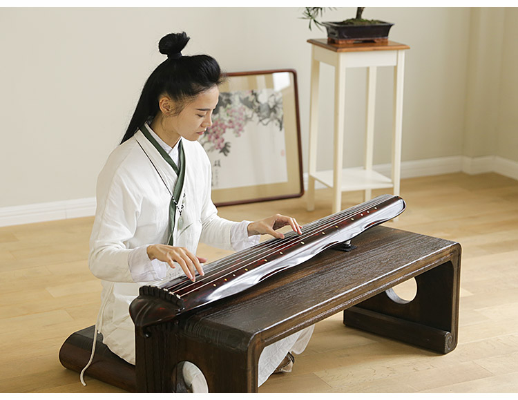 Gỗ rắn guqin bàn ghế đẩu / đốt paulownia cổ cộng hưởng bàn đàn piano phân đàn bàn trà guzheng phong cách Trung Quốc bàn thư pháp - Bàn bàn học đẹp