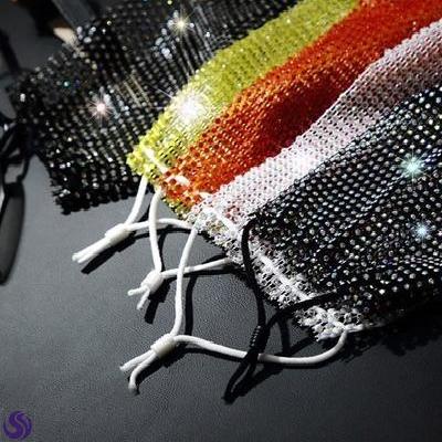 Trend beautiful star with the same new thin summer nightclub with diamond mask water diamond set diamond jewelry personality 