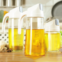Glass oil jug Automatic opening and closing without hanging oil large capacity Oil bottle Home Kitchen Soy Sauce Vinegar automatic open lid oil tank
