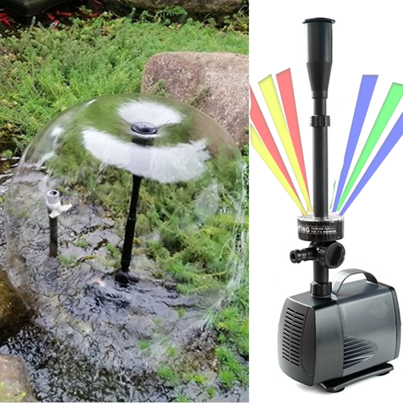Rockery fish pond Mushroom fountain Pool Yongquan aquarium shower landscape LED lights Outdoor small fountain nozzle