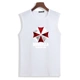 Áo vest nam cotton thể thao thủy triều rộng cỡ áo không tay áo thun trẻ trung mùa hè thoáng khí thể thao chạm đáy áo thể dục - Áo vest cotton áo khoác ghi lê nam