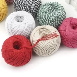 Линейная пачка коричневая -коричневая хлопчатобумажная нить для булочек привязана с zongzi веревочной пачкой краб.