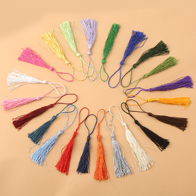 Small tassel hanging spike China knot spike spike curtain craft Be bookmark hanging spike diy small tassel jewelry material