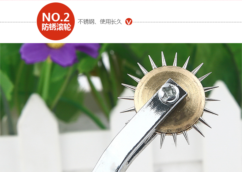 Trace wheel, threader, con lăn, bánh xe, bánh xe, vải, da, da, đường áp lực, may mặc, làm tấm, dụng cụ may - Công cụ & vật liệu may DIY chỉ khâu