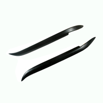 Suitable for 97-03 BMW 5 Series E39 modified black resin lamp eyebrow headlight decorative patch