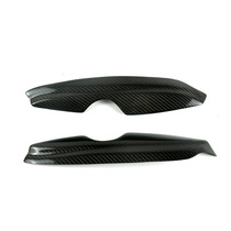 Suitable for Volkswagen GOLF Golf 4 MK4 modified black carbon fiber headlight decorative parts sticker