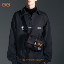 8atheist Tide Cards Bag small crowdplethora boys Functioning Skew Satchel Purse single shoulder bag Backpack Mobile Phone Bag