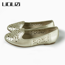 Particle girl single shoes summer silver leather shoes princess shoes little girl shoes childrens performance soft bottom baby shoes