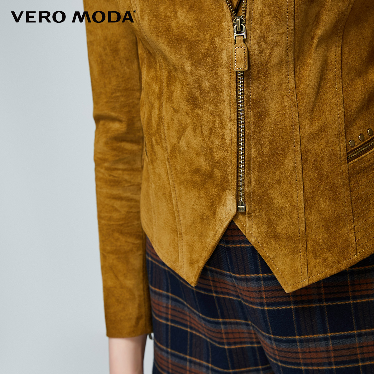 Vero Moda 2020 Spring / Summer in New gió cổ điển người phụ nữ thân biker jacket da) 320.110.527